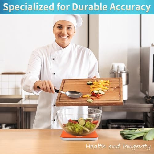 Refreshing orange baking food scale — photo 4