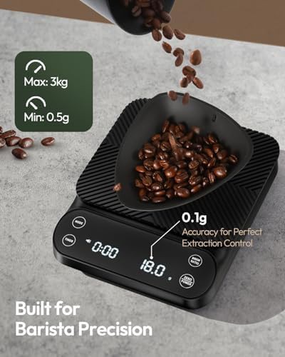 S3 pour over coffee scale with timer — photo 4