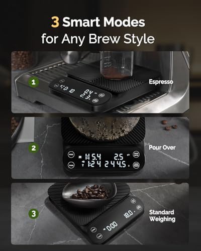 S3 pour over coffee scale with timer — photo 5