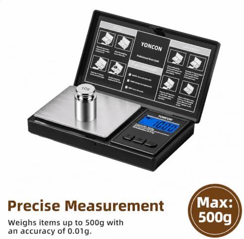 Ultra precise 0.01g pocket gram scale — photo 3