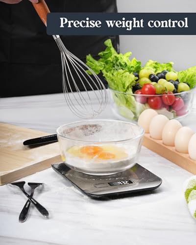 Compact White Digital Food Scale 11lb — photo 3