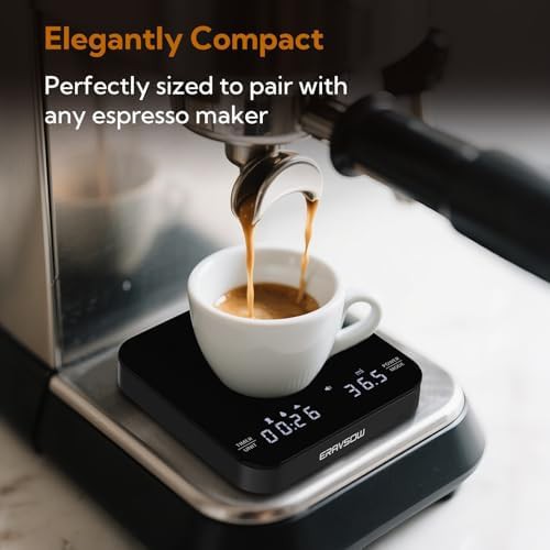 Espresso coffee scale with USB-C charging — photo 5