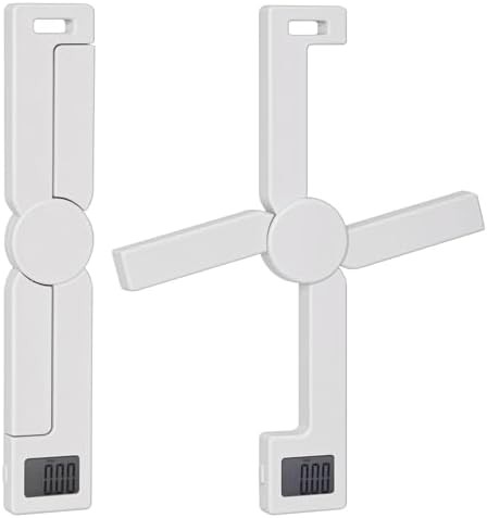 Folding portable travel scale with LCD display