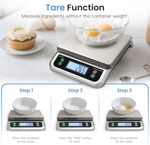 Digital 88 lb stainless steel counting scale — photo 4