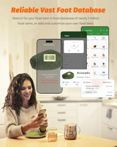 Stainless steel smart coffee and food scale — photo 4
