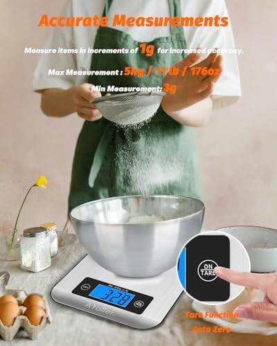 Stainless steel smart coffee and food scale — photo 5