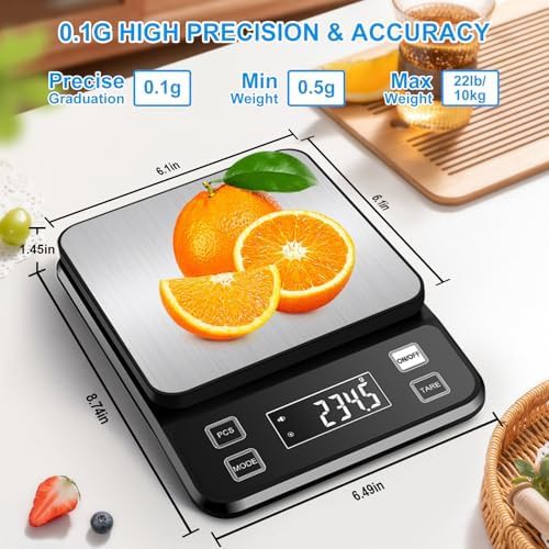 Waterproof high precision 22lb food scale — photo 3