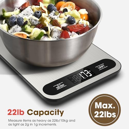 Digital food scale with 22lb capacity — photo 4