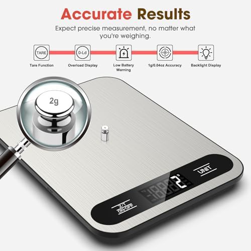 Digital food scale with 22lb capacity — photo 5