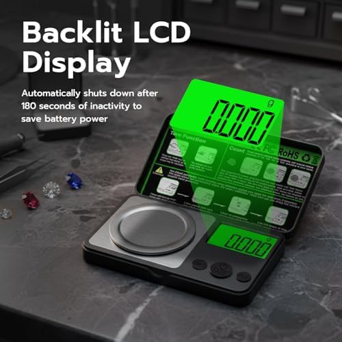 Mini precision milligram scale with LCD display — photo 4