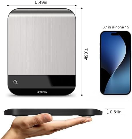 Rechargeable smart scale with LED screen — photo 5