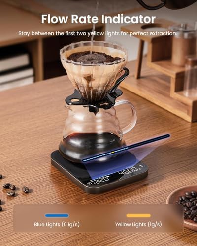 Rechargeable LED espresso and coffee scale — photo 3