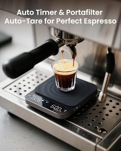 Rechargeable LED espresso and coffee scale — photo 5
