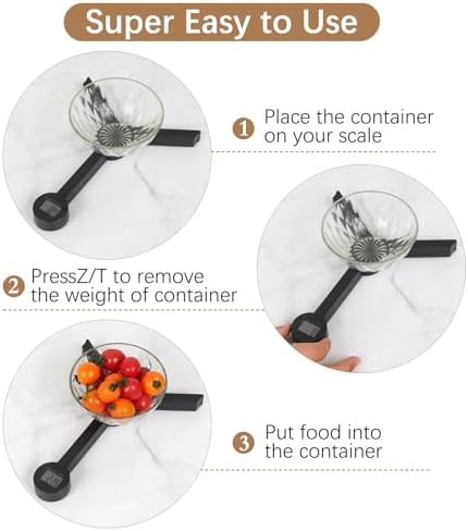 Folding black mini pocket food scale — photo 4