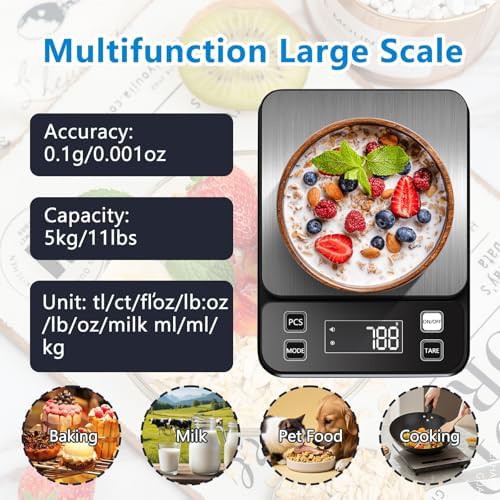 Waterproof stainless steel digital kitchen scale — photo 3