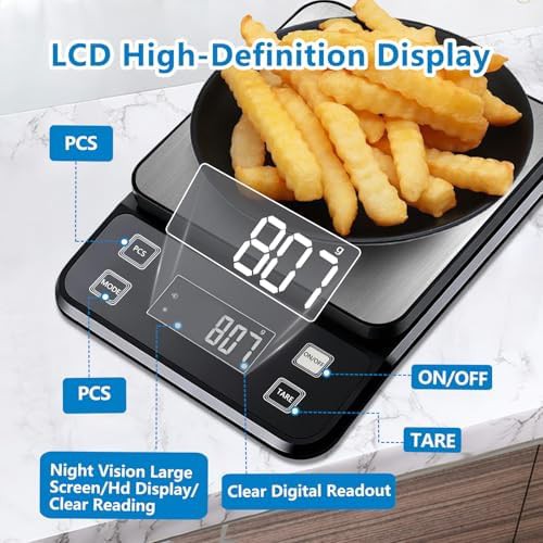 Waterproof stainless steel digital kitchen scale — photo 5