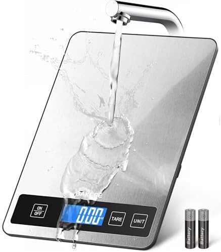 Black Stainless Steel Precision Kitchen Scale