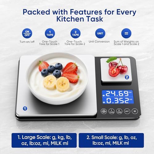 Dual platform bakery scale for sourdough — photo 3