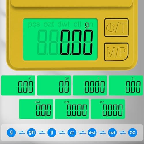 Pink 1000g precision pocket scale for jewelry — photo 4