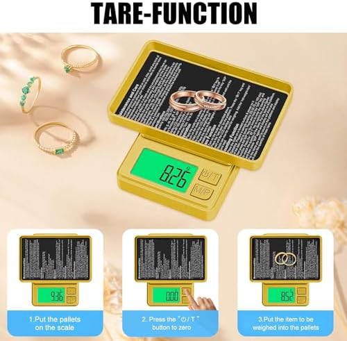 Pink 1000g precision pocket scale for jewelry — photo 5