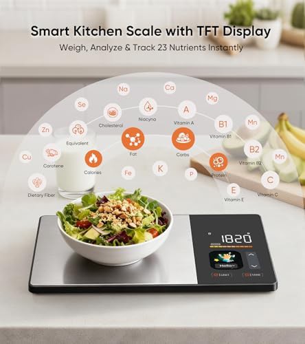 Nutritional food scale with TFT display — photo 4