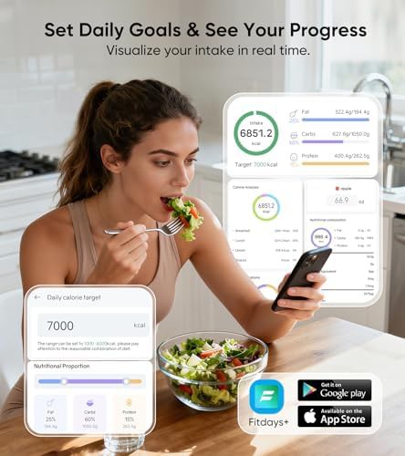 Nutritional food scale with TFT display — photo 5