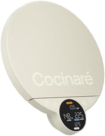 White lite smart coffee scale with modes