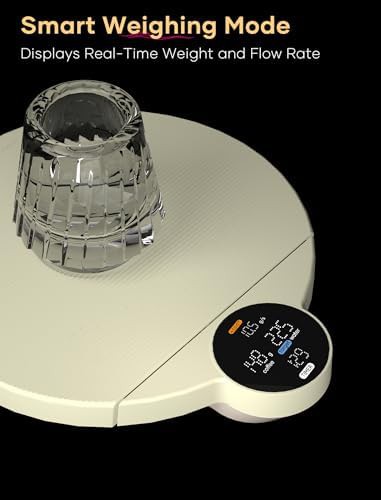 White lite smart coffee scale with modes — photo 5