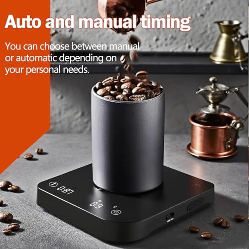 Mini rechargeable espresso scale with timer — photo 5