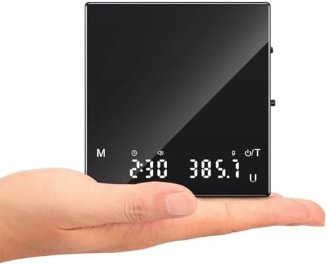 Coffee and espresso scale with timer