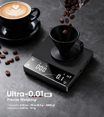 Coffee and espresso scale with timer — photo 4