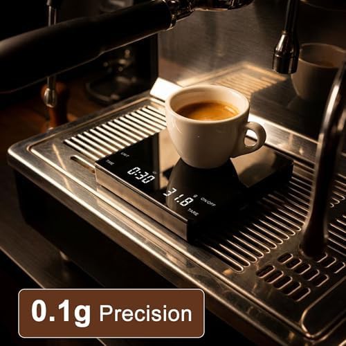 Mini espresso scale with built-in timer — photo 3