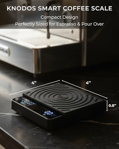 Smart digital espresso scale with timer — photo 3