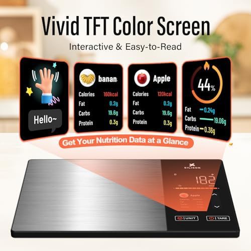 Smart kitchen scale with TFT display — photo 3