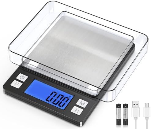 Precision digital jewelry scale 1000g capacity