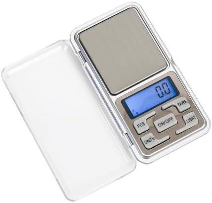 Pocket scale with included weighing tray