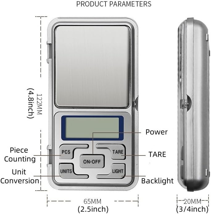 Pocket scale with included weighing tray — photo 3