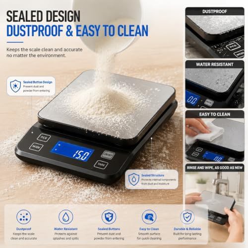 Waterproof stainless steel high capacity 10kg scale — photo 3