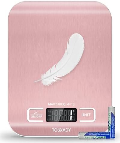 Portable Black Kitchen Food Scale 11lb