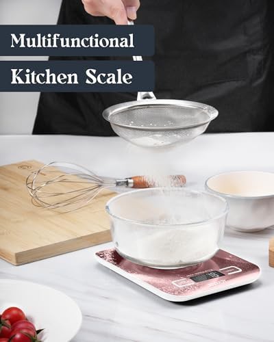 Portable Black Kitchen Food Scale 11lb — photo 3