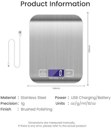 Rechargeable shipping and baking scale 22lb — photo 3