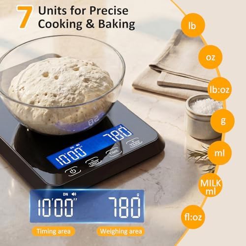 Rechargeable backlit digital food scale — photo 3