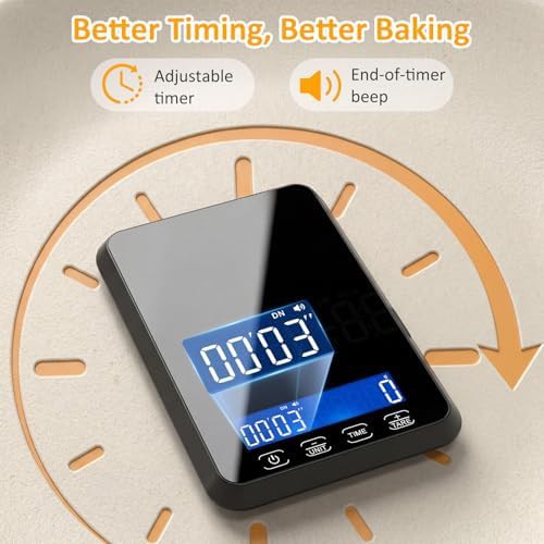 Rechargeable backlit digital food scale — photo 4