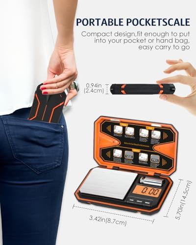 High precision digital pocket gram scale — photo 3