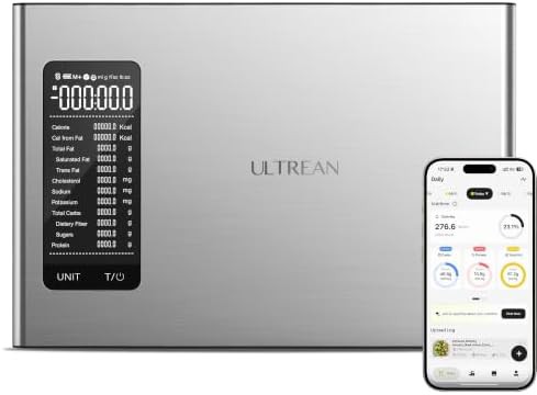 Smart nutrition tracking scale 22lb capacity