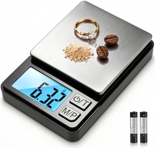 Mini Black Pocket Gram Scale 1000g