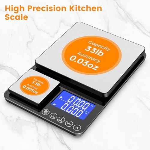 Dual platform baking scale 33 lb capacity — photo 3