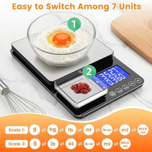 Dual platform baking scale 33 lb capacity — photo 5
