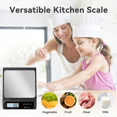 Black precision digital baking scale 0.1g — photo 3