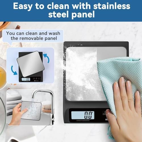 Black precision digital baking scale 0.1g — photo 4